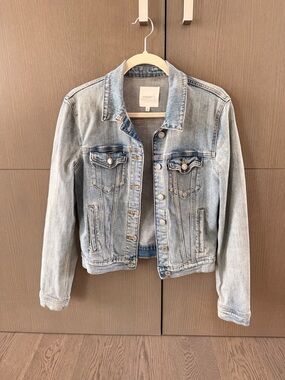 Dynamite Light Blue Washed Denim Jacket